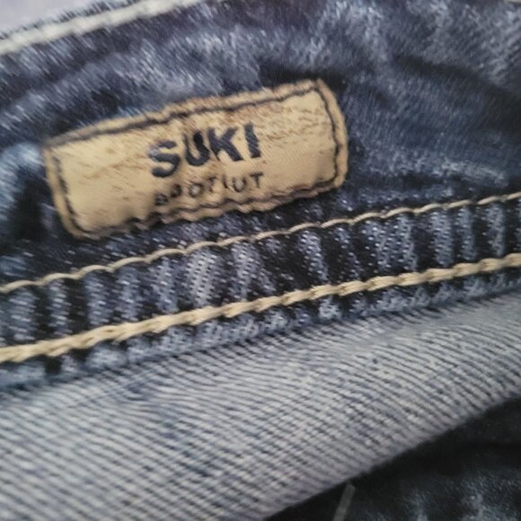 Silver Suki Boot Cut Jeans Womens Size 28 Mid Rise Light Wash Denim Pants - Picture 5 of 7